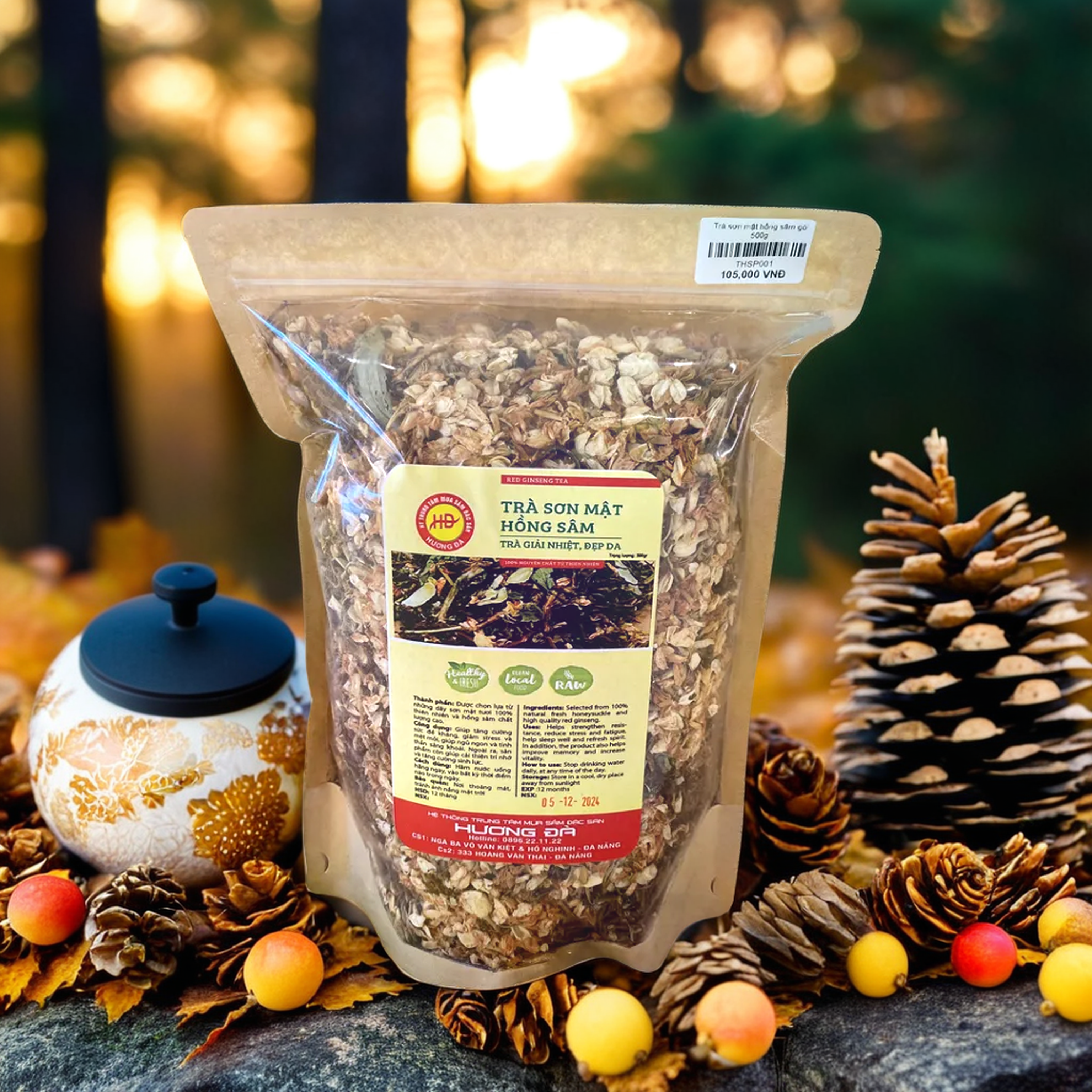 TRà SƠN MẬT HỒNG SÂM 105K